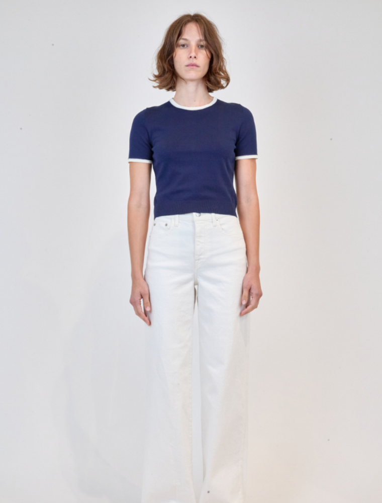SIMKHAI Carmen Ringer Knit Top