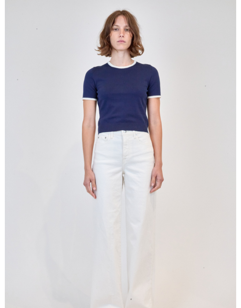 SIMKHAI Carmen Ringer Knit Top