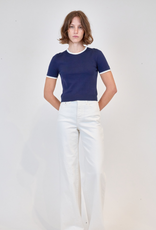 SIMKHAI Carmen Ringer Knit Top