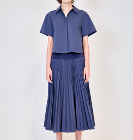 SIMKHAI Bernie Pleated Shirt