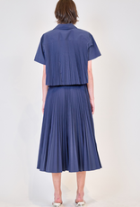 SIMKHAI Bernie Pleated Shirt