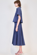 SIMKHAI Bernie Pleated Shirt