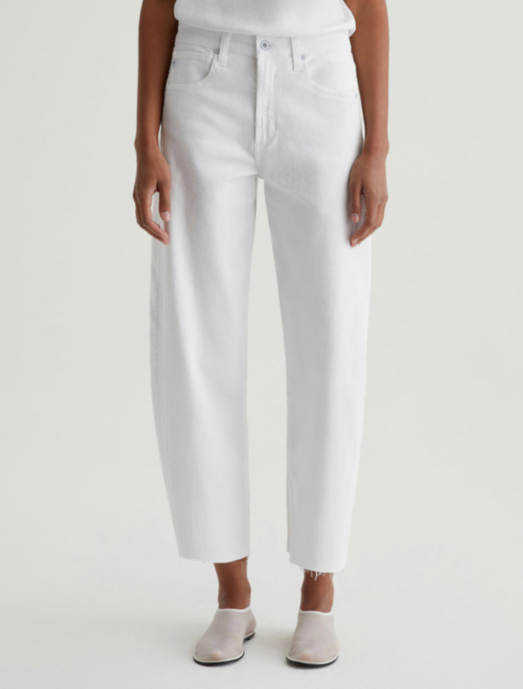 Hattie Barrel Crop - Gallery White