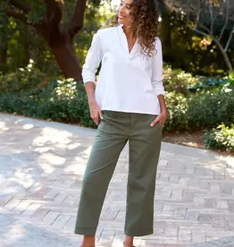 Frank & Eileen Westport Italian Wide Leg Chino