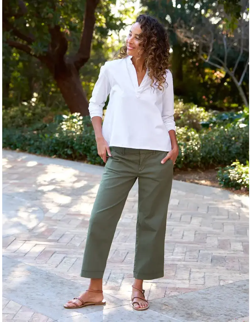 Frank & Eileen Westport Italian Wide Leg Chino