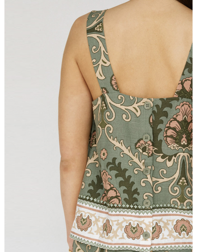 Sanctuary Button Back Cami