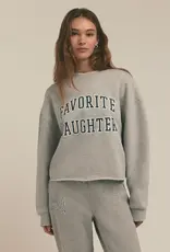 Favorite Daughter Cropped  Collegiate Sweatshirt