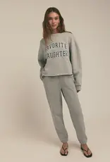 Favorite Daughter Cropped  Collegiate Sweatshirt
