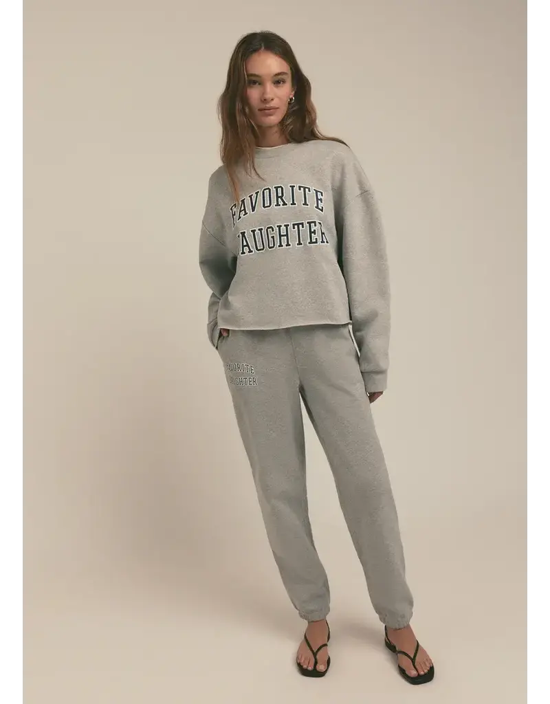 Favorite Daughter Cropped  Collegiate Sweatshirt