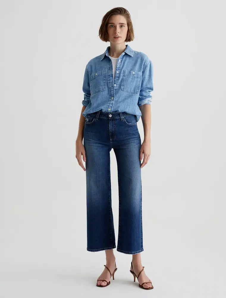 AG JEANS Saige Wide Leg Crop