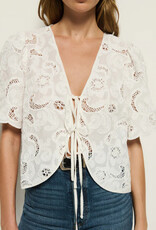 Nation Los Angeles Rosalyn Tie Front Top
