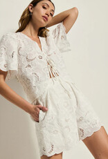 Nation Los Angeles Rosalyn Tie Front Top