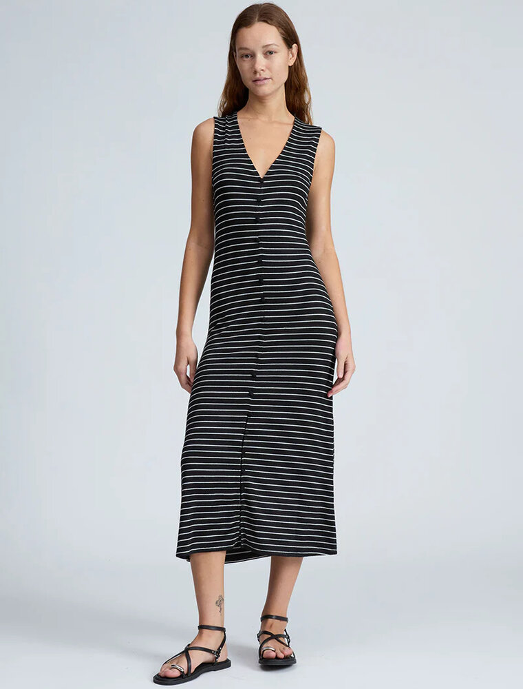 Rag & Bone Knit Button Tank Dress
