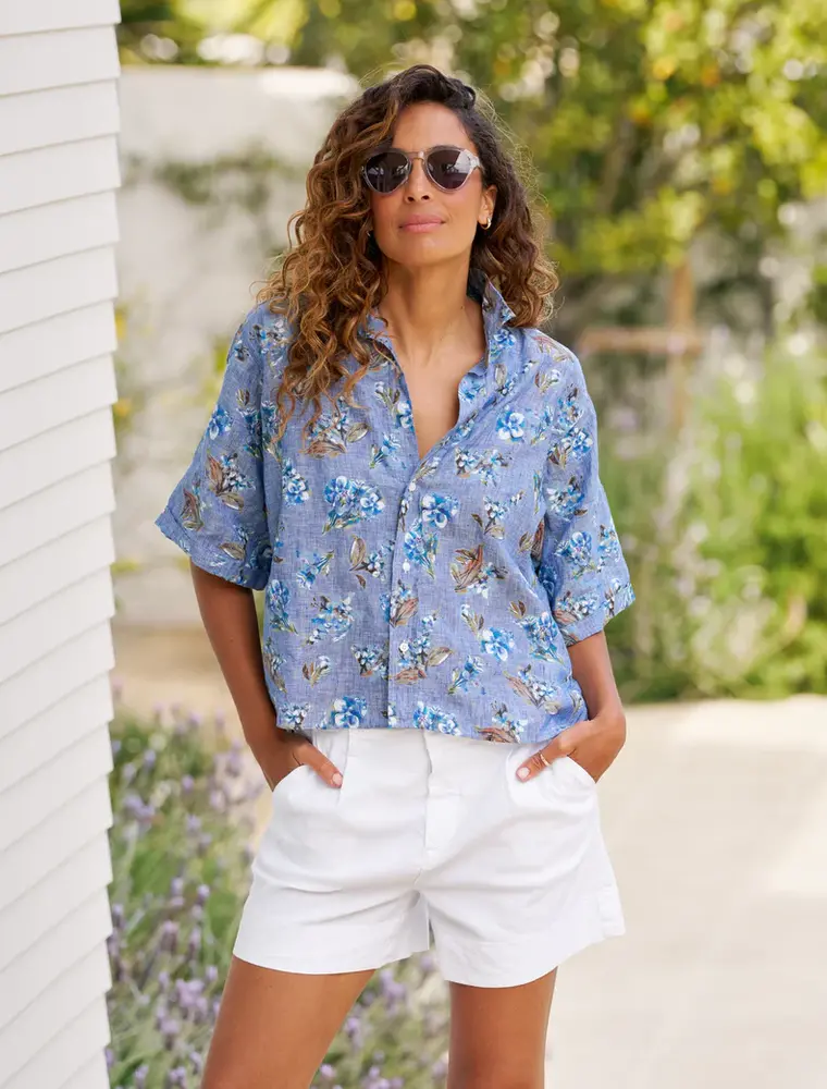 Frank & Eileen Rosie Short Sleeve Button Up