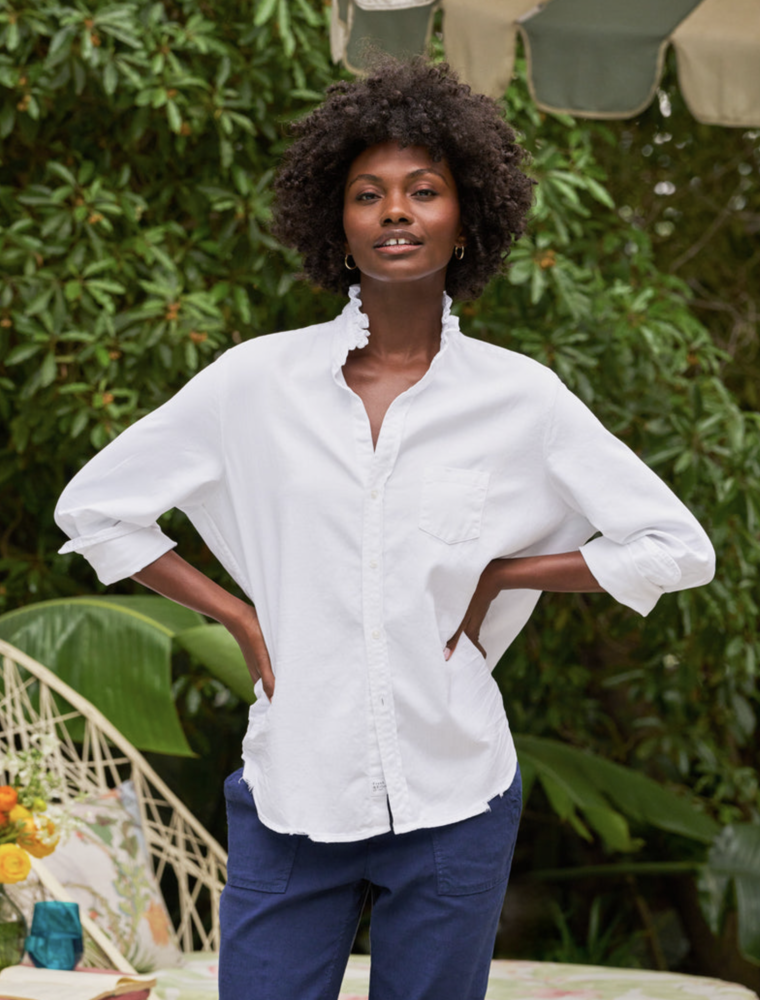 Frank & Eileen Ruffle Eileen Button-Up Shirt
