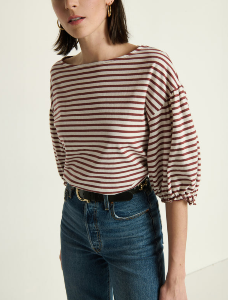 Nation Los Angeles Sandra Boatneck Top