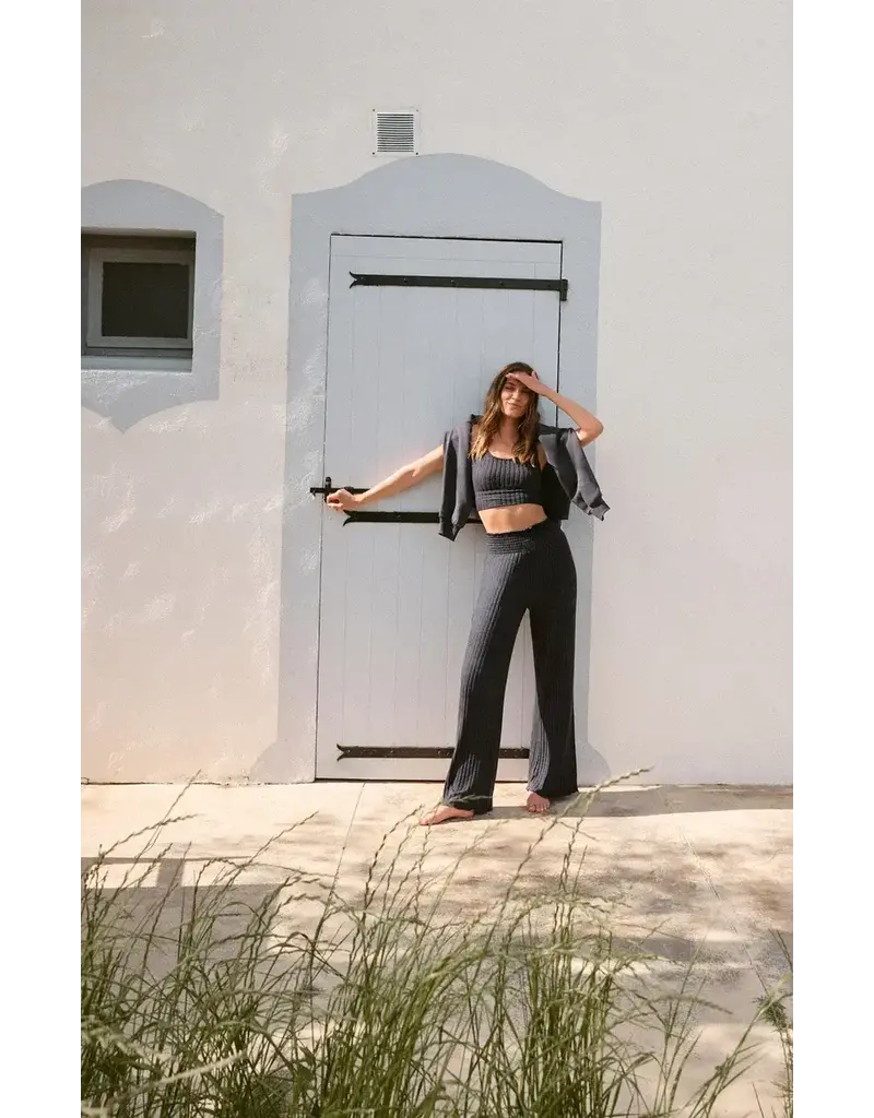 Z Supply Dawn Smocked Rib Pant