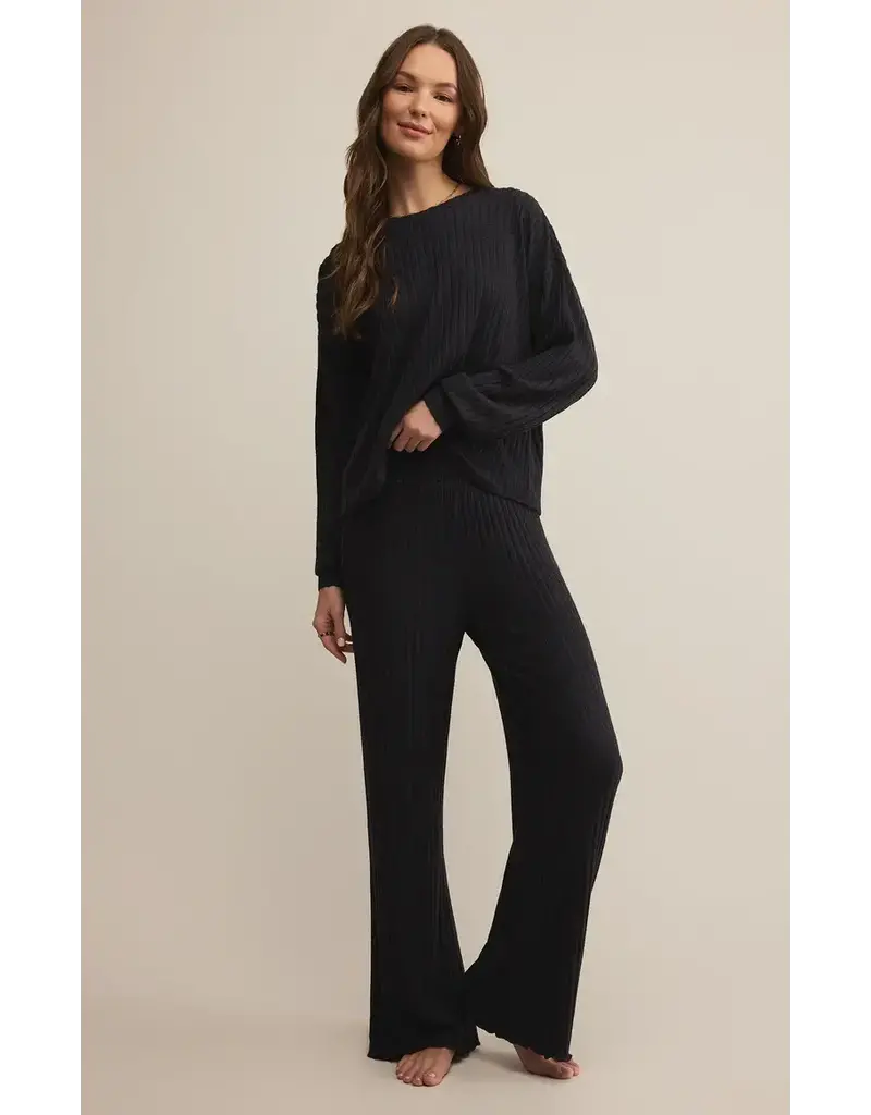 Z Supply Dawn Smocked Rib Pant