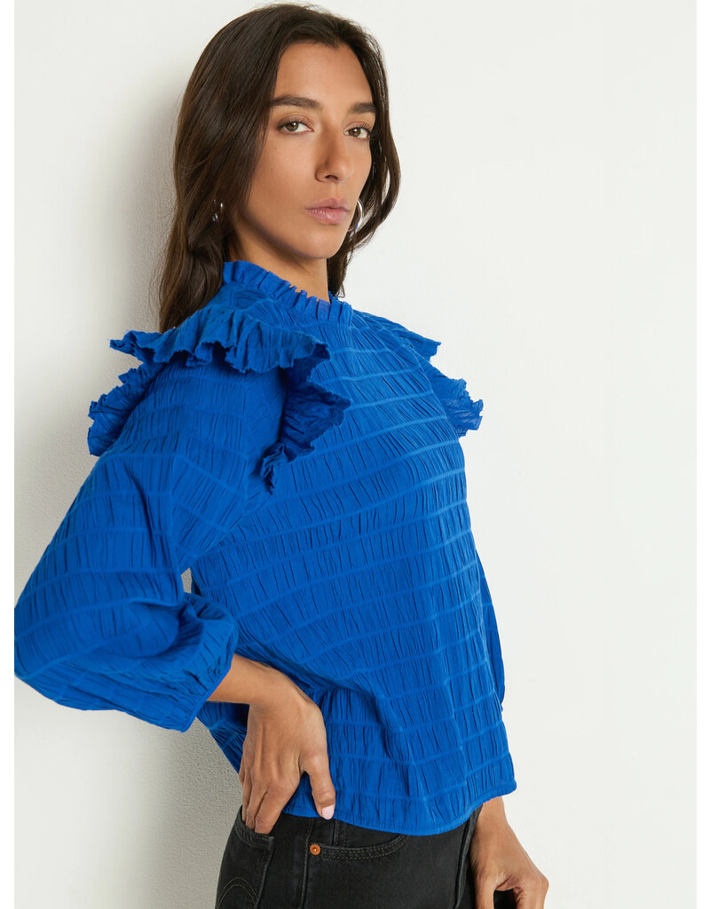 Nation Los Angeles Aria Ruffle Top