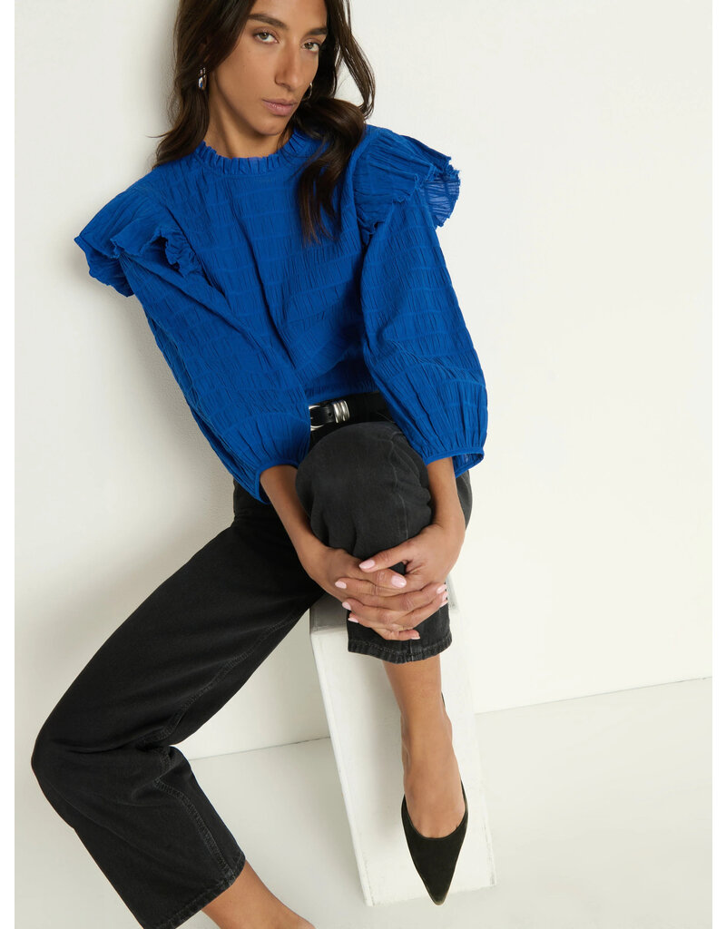 Nation Los Angeles Aria Ruffle Top