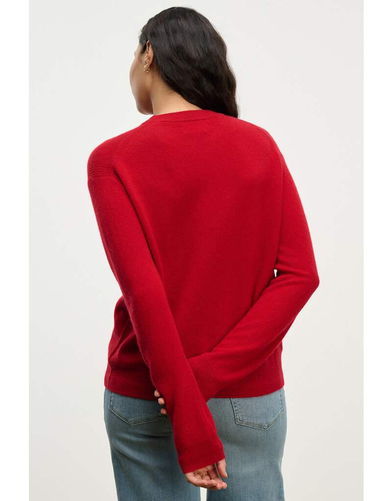Velvet Crystal Cashmere Sweater