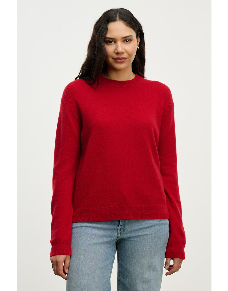 Velvet Crystal Cashmere Sweater