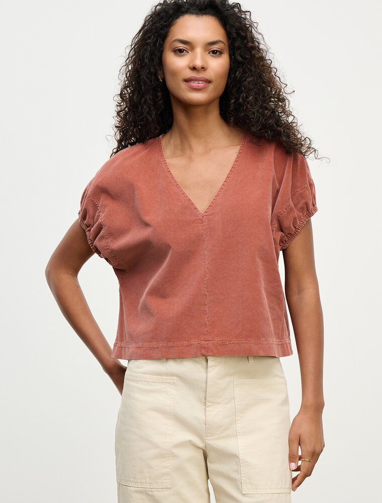 Velvet Cotton Corduroy Top