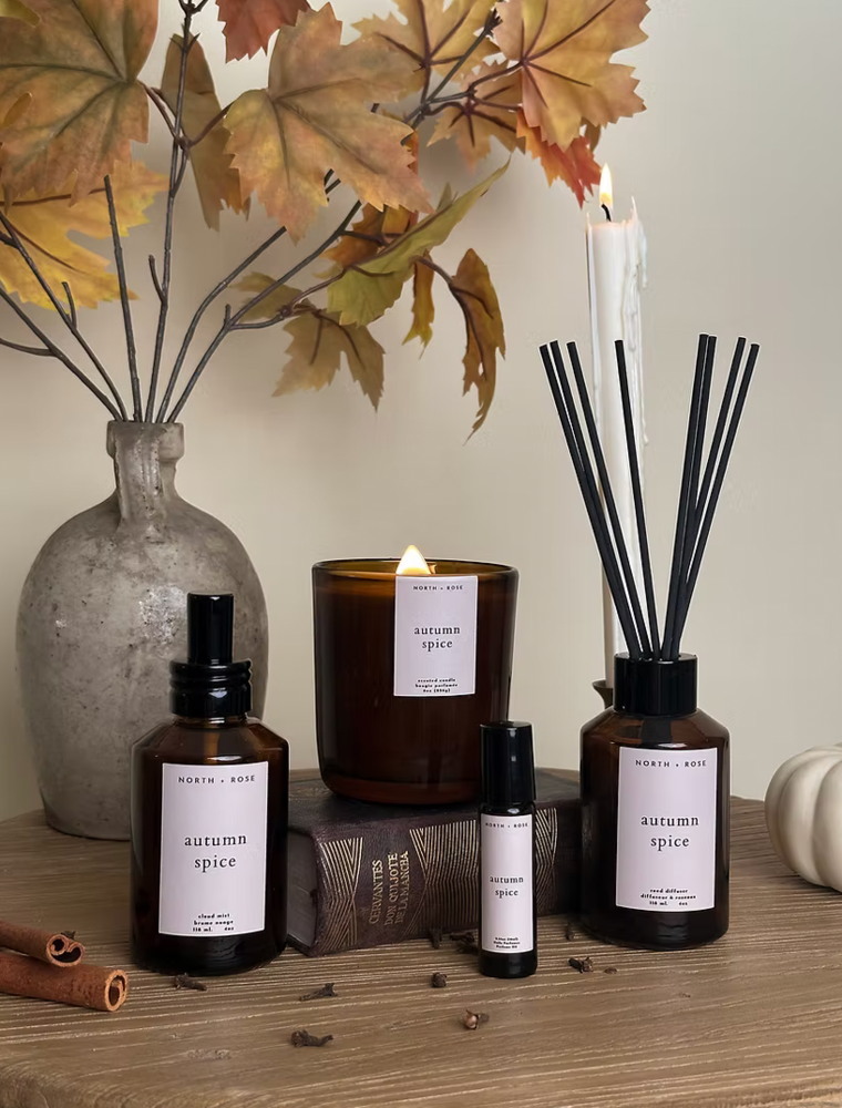 North + Rose Autumn Spice Reed Diffuser