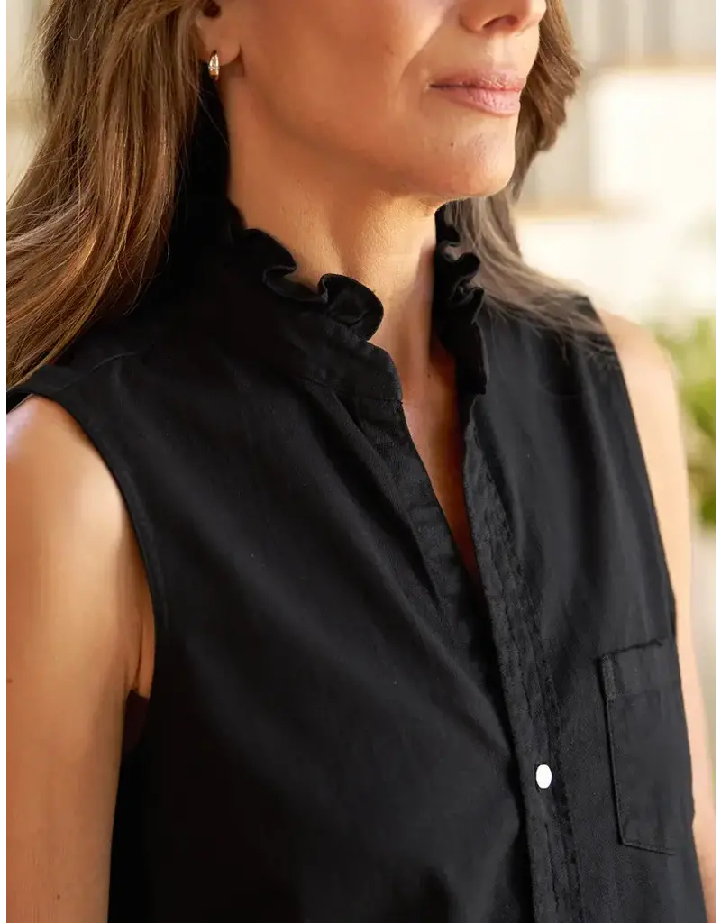 Frank & Eileen Fiona Sleeveless Button-Up Shirt