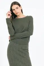 One Grey Day Jane Cable Pullover