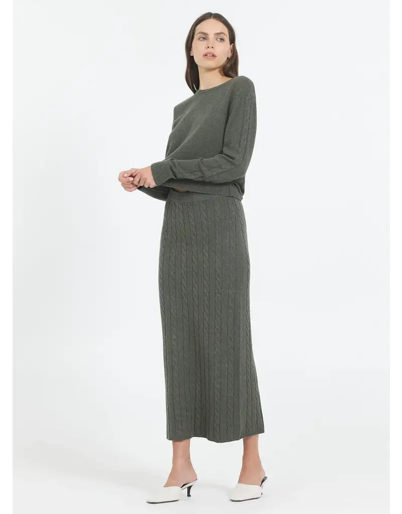 One Grey Day Jane Cable Pullover