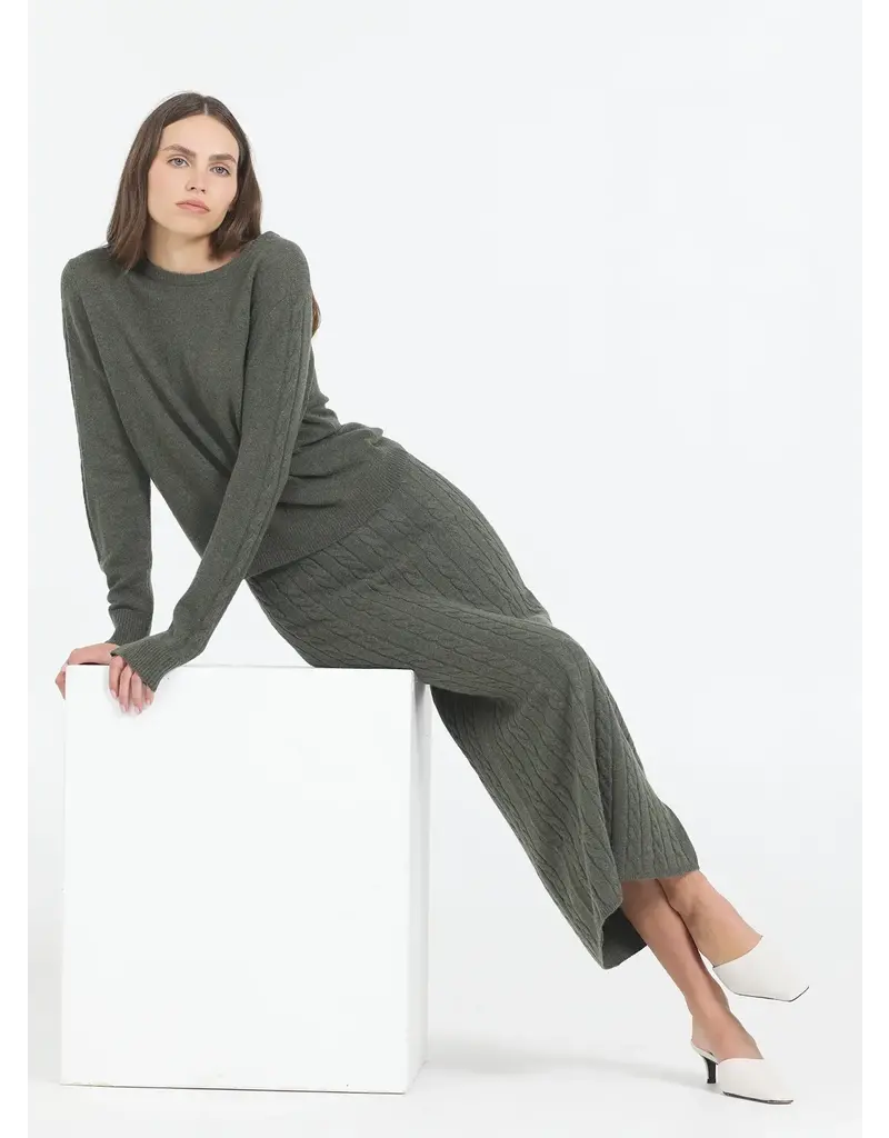 One Grey Day Jane Cable Pullover