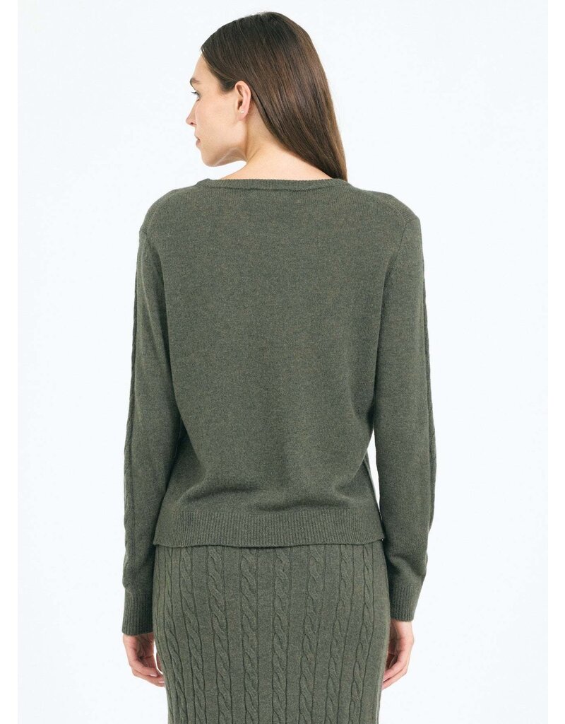 One Grey Day Jane Cable Pullover