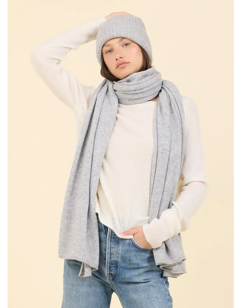 One Grey Day Sloane Cashmere Travel Scarf