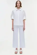 SIMKHAI Gemma Three Quarter Sleeve Shirt SIMKHAI Gemma Three Quarter Sleeve Shirt