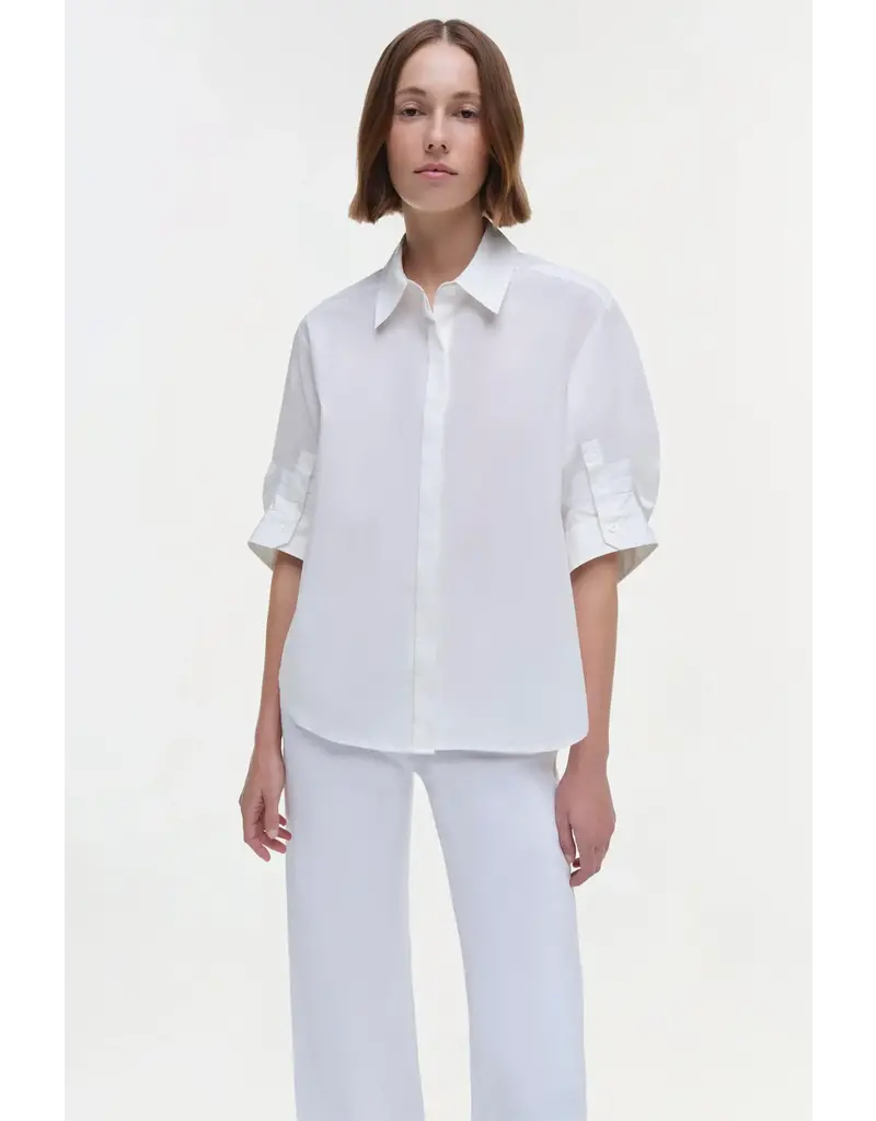 SIMKHAI Gemma Three Quarter Sleeve Shirt