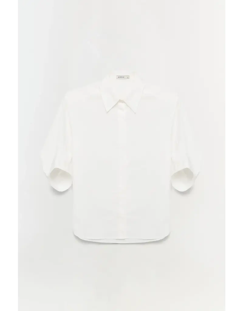 SIMKHAI Gemma Three Quarter Sleeve Shirt