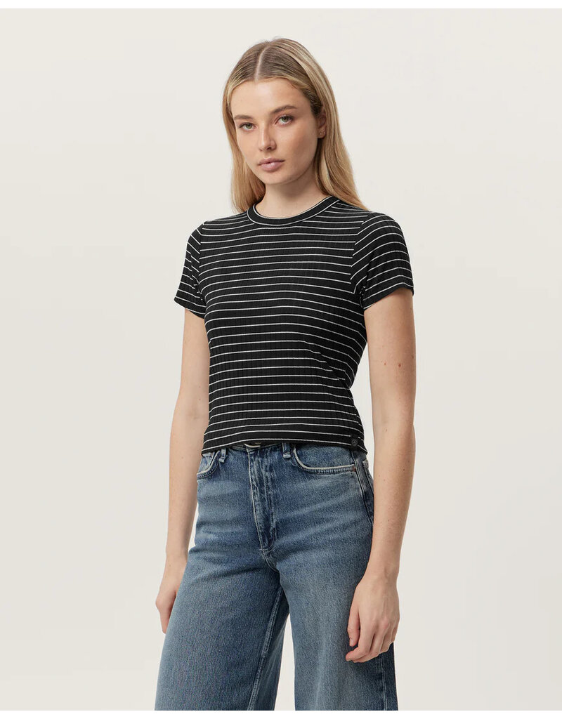 Rag & Bone Luca Striped Baby Tee