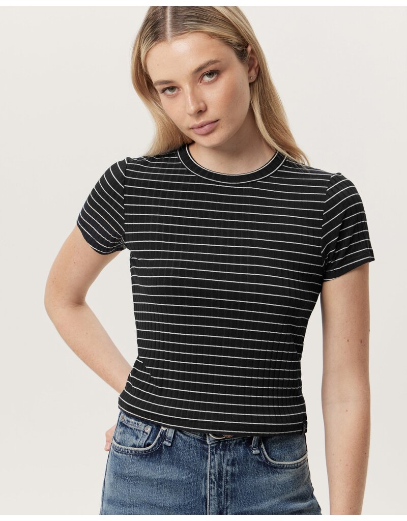 Rag & Bone Luca Striped Baby Tee