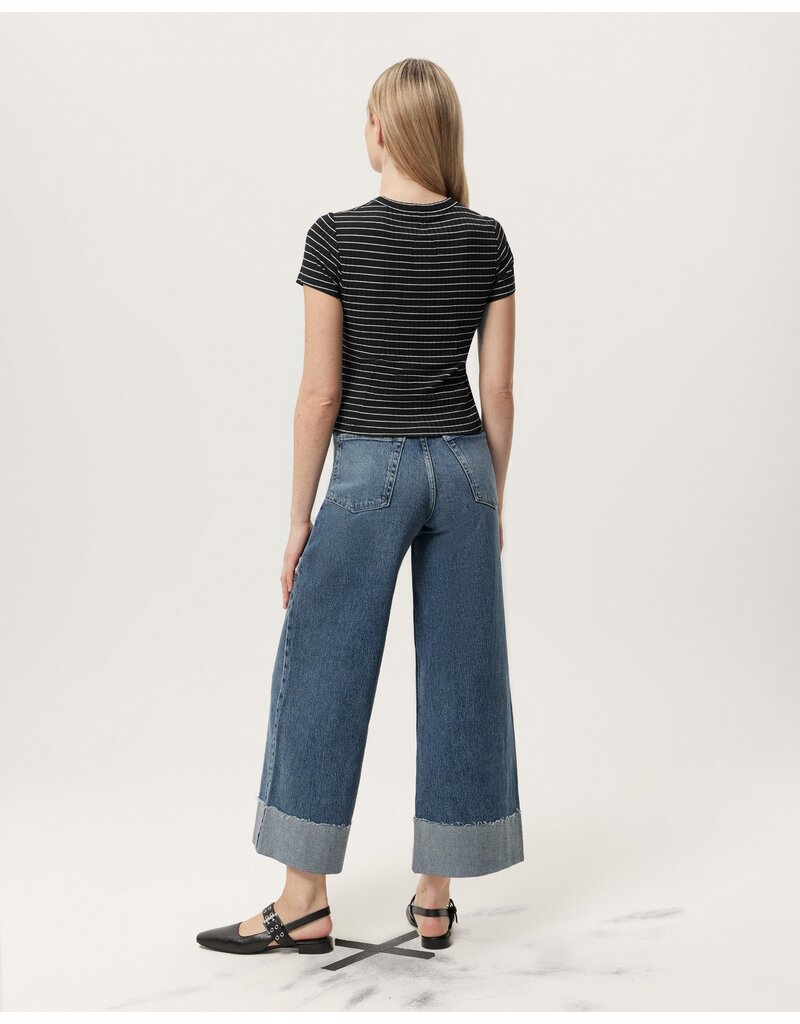 Rag & Bone Luca Striped Baby Tee