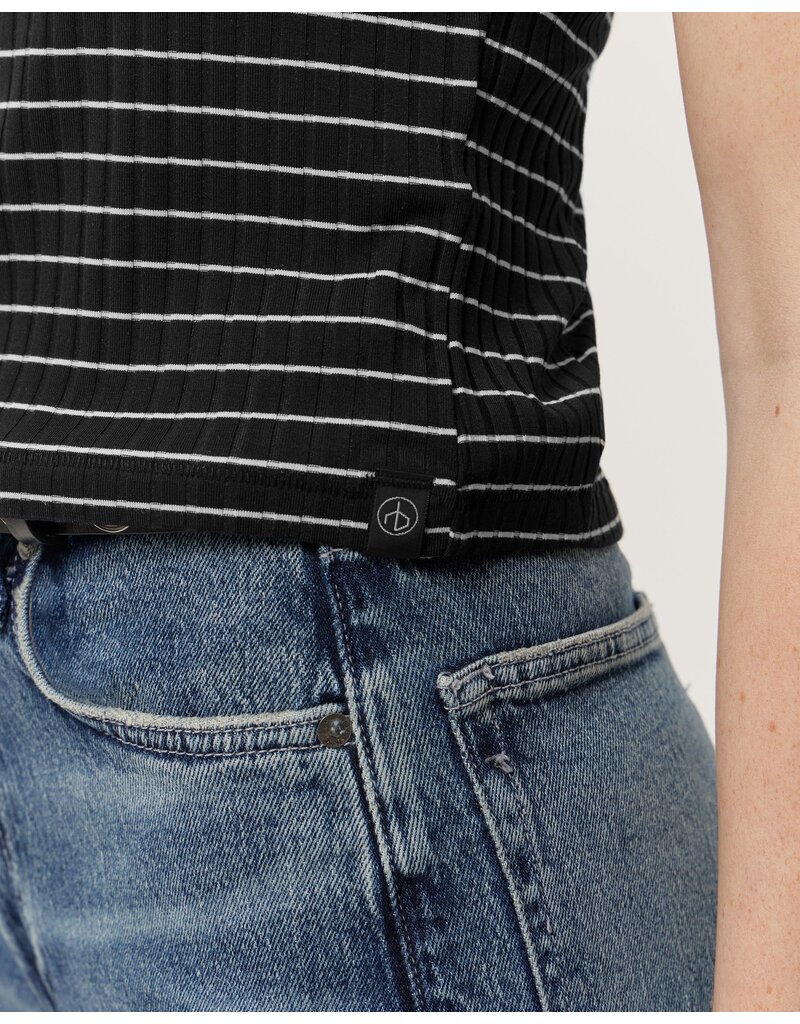 Rag & Bone Luca Striped Baby Tee