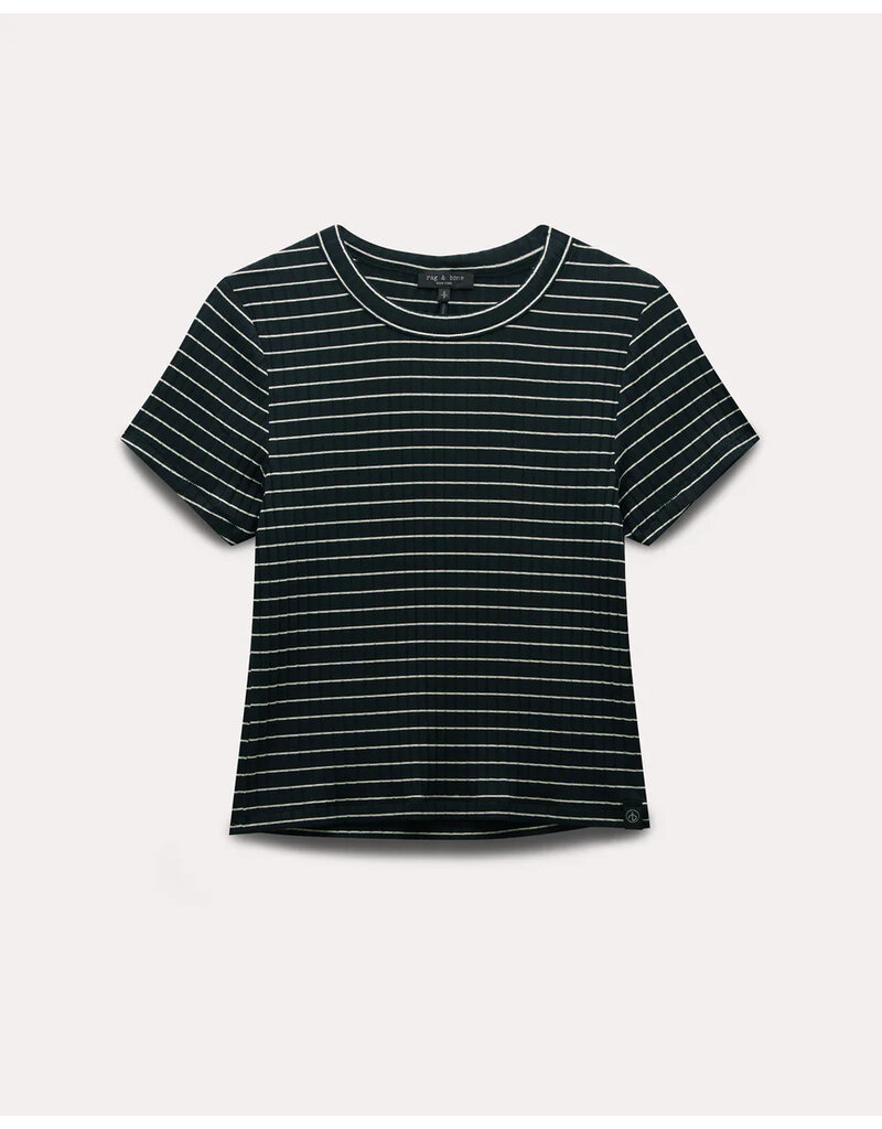 Rag & Bone Luca Striped Baby Tee