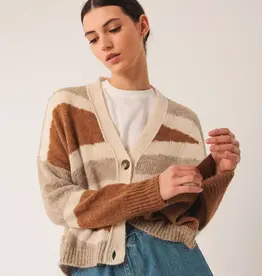Indi & Cold Intarsia Alpaca Cardigan