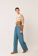 Indi & Cold Intarsia Alpaca Cardigan