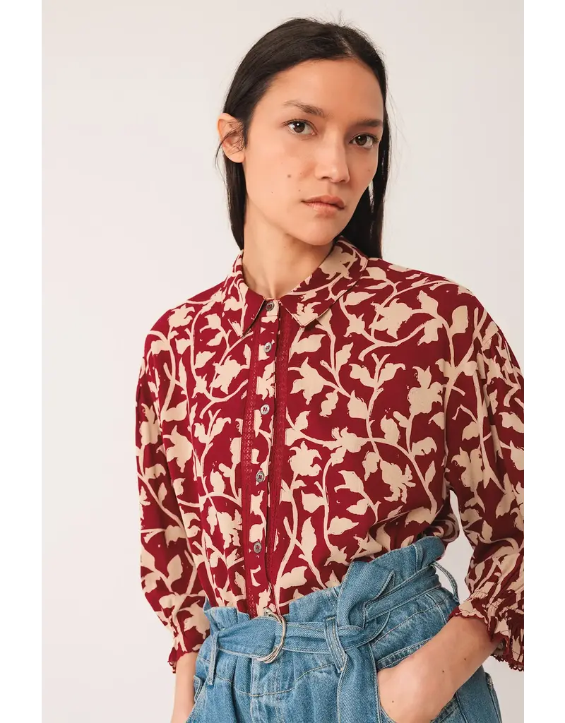 Indi & Cold 3/4 Sleeve Viscose Shirt