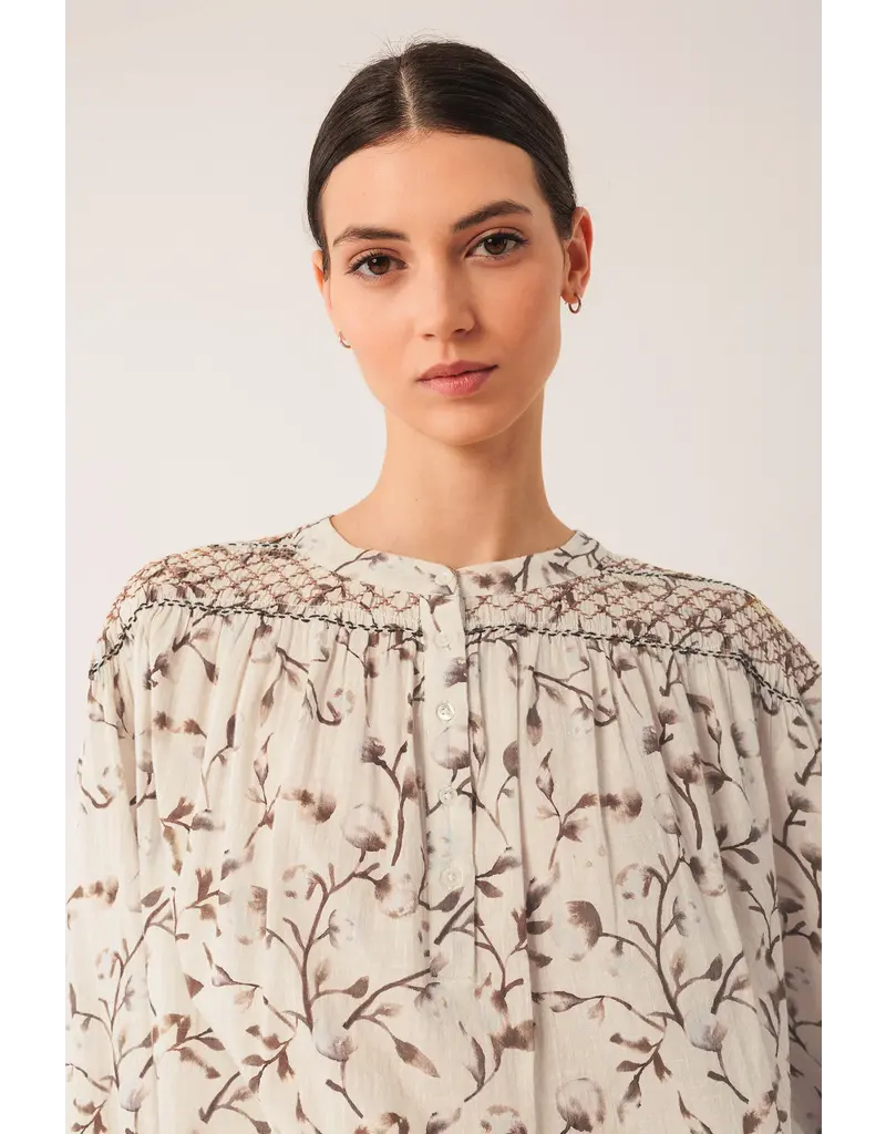 Indi & Cold Smock Detail Blouse