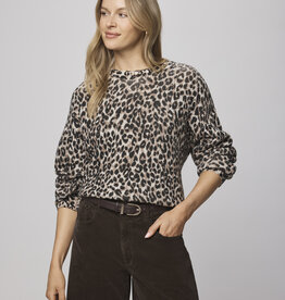 Splendid Delaney Leopard Sweater