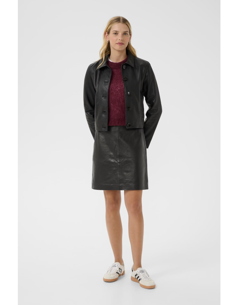 Part Two Shanella Skirt Leather