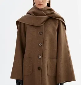 La Marque Anca Wool Scarf Coat