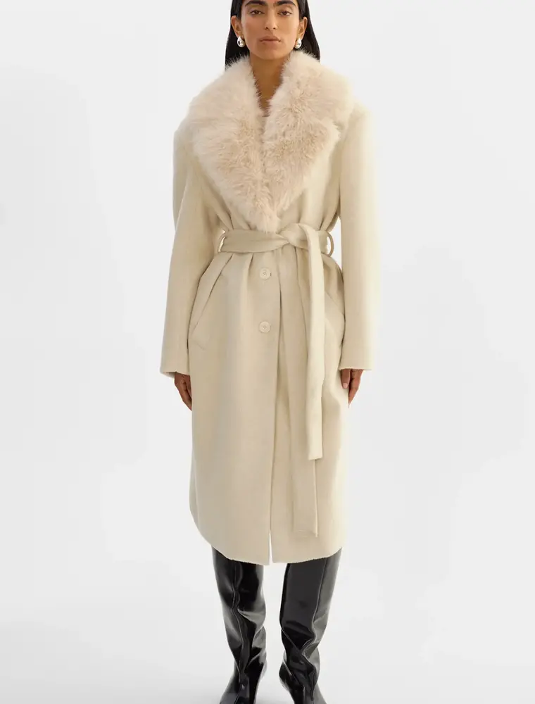 La Marque Tillie Belted Wool Coat